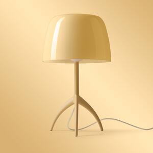 Foscarini Lumiere Nuances piccola dimabilă sahara, reglabil, Bej, Camera de zi / sufragerie, Sticlă, Design