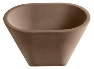 Foscarini Aplică Aplomb R7s din beton, maro, reglabil, Maro / Rugină, Camera de zi / sufragerie, Beton, Design