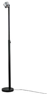 Lampadar Paulmann, Aldan, reglabil, Negru, Camera de zi, Metal, Modern