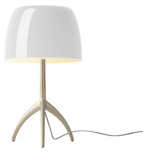 Foscarini Lumiere grande crem/alb dimabilă, reglabil, Alb, Camera de zi / sufragerie, Sticlă, Design