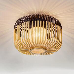 Forestier Plafonieră Bamboo Light S, Ø 35 cm, negru, reglabil, Negru, Camera de zi / sufragerie, Bamboo, Design