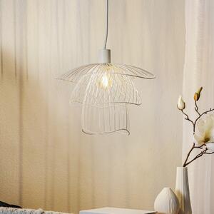 Forestier Papillon XS lampă pendul 30 cm alb, reglabil, Alb, Camera de zi / sufragerie, Metal, Design