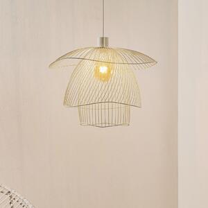 Forestier Papillon S lampă pendul 56 cm alb, reglabil, Alb, Camera de zi / sufragerie, Metal, Design