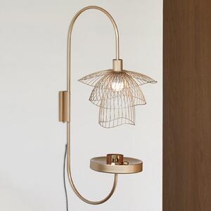 Forestier Papillon XS, crem, metal, E14, Bej, Camera de zi / sufragerie, Metal, Design