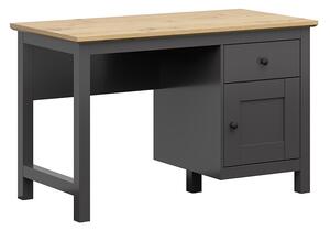 Masă PC Hesen BIU1D1S (grafit + Stejar artisan). 1062503