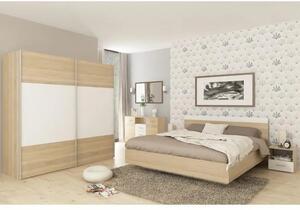 Dormitor (pat 160X200 cm, 2 buc Noptieră, Dulap). 1075409