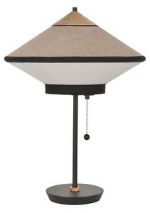 Forestier Cymbal S lampă de masă, natur, Bej, Camera de zi / sufragerie, Țesătură / Textil, Design