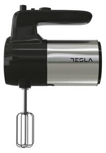 Mixer de mana Tesla MX301BX, 300W, 5 viteze, Turbo, Inox/Negru