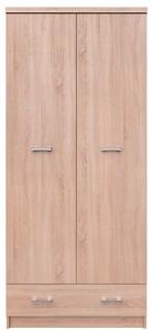 Dulap 2D1S, stejar Sonoma, TOPTY TIP 30