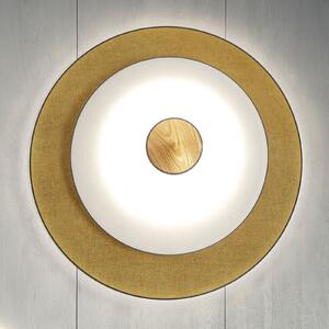 Forestier Cymbal S aplică de perete LED, bronz, Bronz / Alamă Veche, Camera de zi / sufragerie, Țesătură / Textil, Design