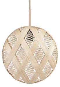 Forestier Chanpen M Diamant lampă pendul, natur, reglabil, Bej, Camera de zi / sufragerie, Design