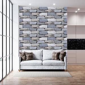 Set 5 x Tapet adeziv decorativ, 30x60 cm, Grey Rocks