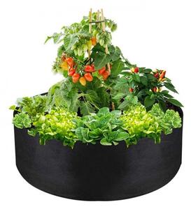 Set 2 x ghiveci reutilizabil plante, textil, diametru 90 cm