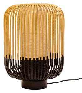 Lampă de masă Forestier, Bamboo Light M, Negru, Camera de zi, Bamboo, Design
