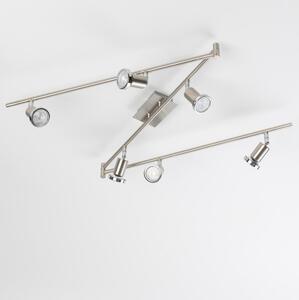 Spot LED 6xGU10/5W/230V, crom mat