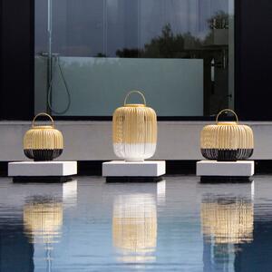 Forestier Lampa decorativă Take A Way M, IP20, albă, reglabil, Alb, Bamboo, Design