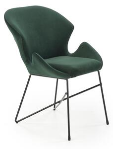 Scaun de bucaterie Lyris, verde/negru