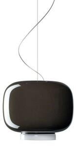 Lustră Pendul Foscarini, reglabil, Gri, Sala de mese, Sticlă