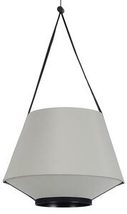 Forestier Carrie XS lampă suspendată, oliv, reglabil, Verde, Camera de zi / sufragerie, Țesătură / Textil, Design