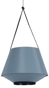 Forestier Carrie XS lampă suspendată, albastru, reglabil, Albastru, Camera de zi / sufragerie, Țesătură / Textil, Design