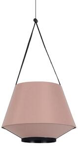 Forestier Carrie XS lampă suspendată, nude, reglabil, Camera de zi / sufragerie, Țesătură / Textil, Design