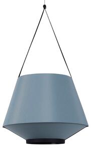 Forestier Carrie S lampă suspendată, albastru, reglabil, Albastru, Camera de zi / sufragerie, Țesătură / Textil, Design