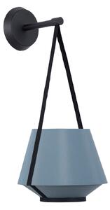 Forestier Carrie XS aplică de perete, albastru, reglabil, Albastru, Camera de zi / sufragerie, Țesătură / Textil, Design