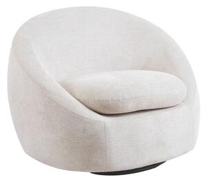 Fotoliu Rotativ – Fotoliu Modern și Confortabil pentru Living, Material Textil, Bej
