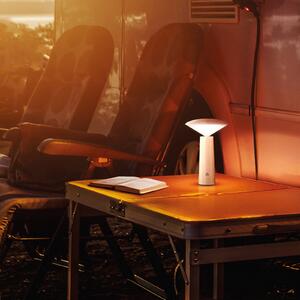 FH Lighting Pinto LED lampă de masă, CCT, alb, reglabil, Alb, Plastic, Modern, Ecran de masă în poziție verticală