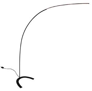 Lampadar Lindby, DANUA, reglabil, Negru, Studiu / Birou, Metal, Modern