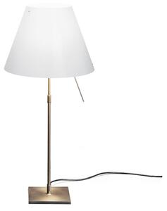 Lampă de masă Luceplan, reglabil, Alb, Camera de zi, Aluminiu