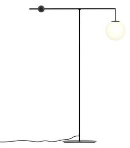 Lampadar Luceplan, Negru, Camera de zi, Metal