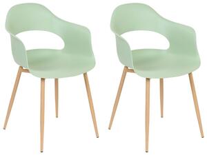 Set 2 buc scaune de sufragerie Unika (verde) . 1076299