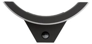 Lămpi de exterior Lucande, Half, Negru, Balcon, Aluminiu, Modern