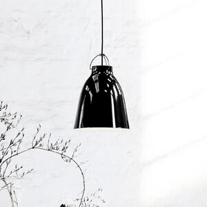FRITZ HANSEN Caravaggio P2 Negru lucios/negru, reglabil, Negru, Camera de zi / sufragerie, Metal, Design