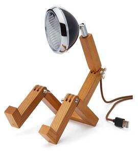 Lampă de masă MR. WATTSON, Negru, Camera de zi, Metal, Vintage