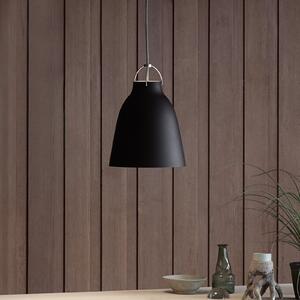 FRITZ HANSEN Caravaggio P2 negru mat, reglabil, Negru, Camera de zi / sufragerie, Metal, Design
