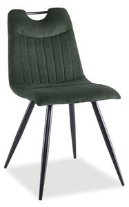 Scaun de bucaterie Orfe, verde/negru