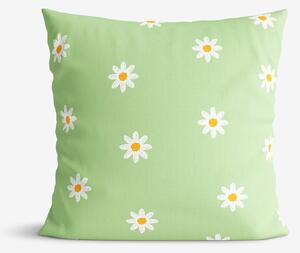 Goldea față de pernă decorativă - margarete pe verde 70 x 80 cm