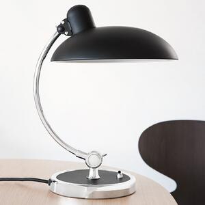 FRITZ HANSEN Lampă de masă Kaiser Idell Luxus, negru/crom, Negru, Camera de zi / sufragerie, Metal, Design, Umbră de masă