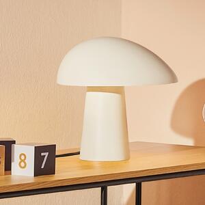 FRITZ HANSEN Lampa de masă Night Owl, alb fumuriu, Alb, Camera de zi / sufragerie, Metal, Design