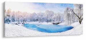 Tablou - Lac de gheață (120x50 cm)
