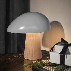 FRITZ HANSEN Night Owl lampă masă, alb-fum/frasin, Alb, Camera de zi / sufragerie, Lemn, Design