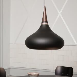 FRITZ HANSEN Orient P3 Pendul negru/roz Ø 50cm, reglabil, Negru, Camera de zi / sufragerie, Metal, Design