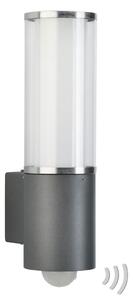 Albert Leuchten Aplică de exterior Elettra cu detector mișcare, Negru, Metal, Modern