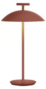 Lampă de masă Kartell, Mini Geen-A, Roșu, Camera de zi, Metal, Design