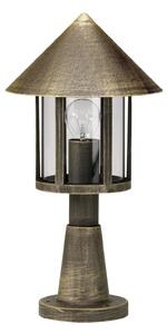 Albert Leuchten Lampă cu postament Lampione alamă maro, Bronz / Alamă Veche, Metal, Antichitate