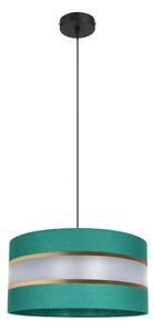Lustră pe cablu CORAL 1xE27/60W/230V d. 40 cm verde