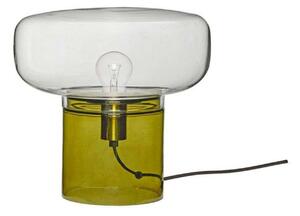 Lampă de masă Hübsch, Transparent, Camera de zi, Sticlă
