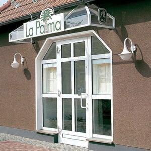 Albert Leuchten Aplică de exterior 167 cu formă frumoasă, alb, reglabil, Alb, Metal